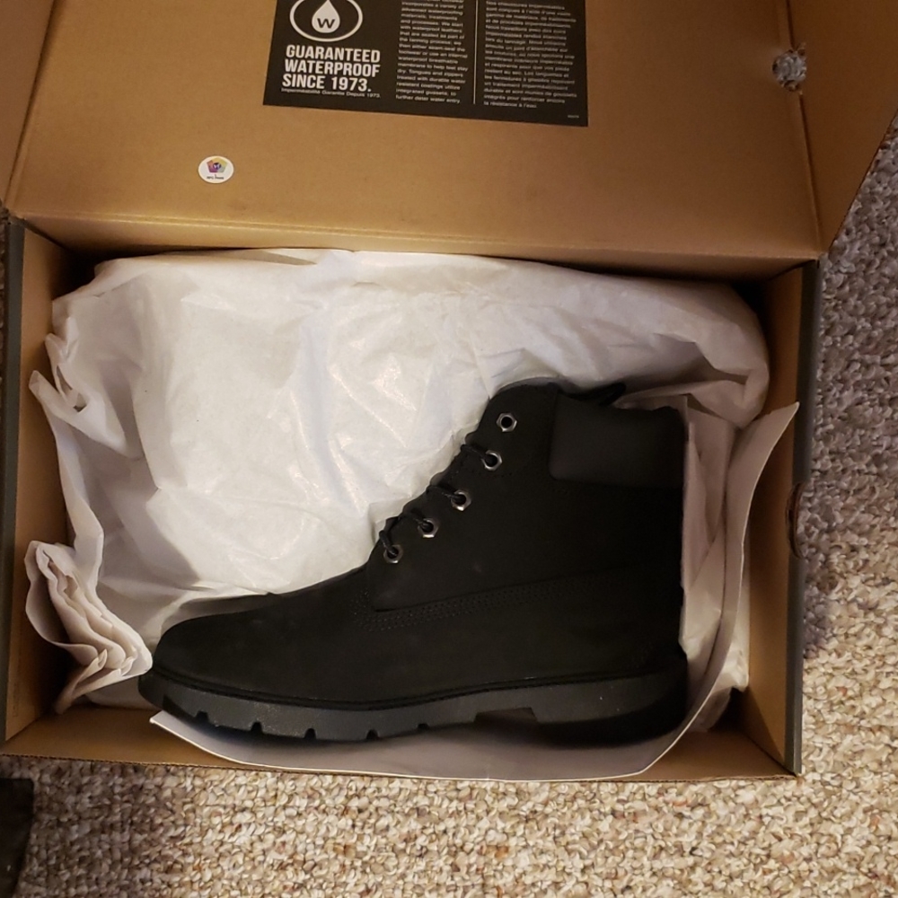 Black Timberland boots